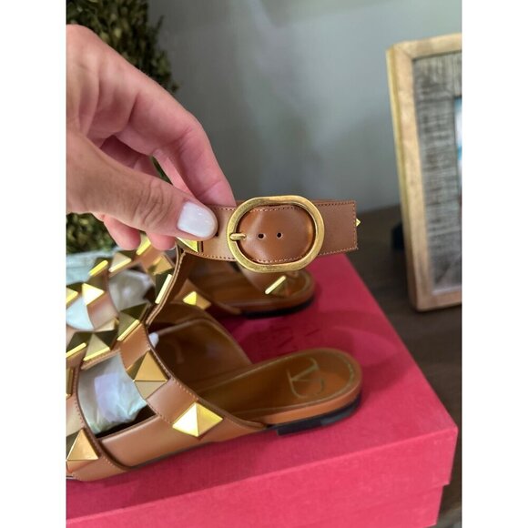 Valentino Garavani Roman Stud Ballerina Flats Selleria Womens Size 36.5 - Picture 12 of 16